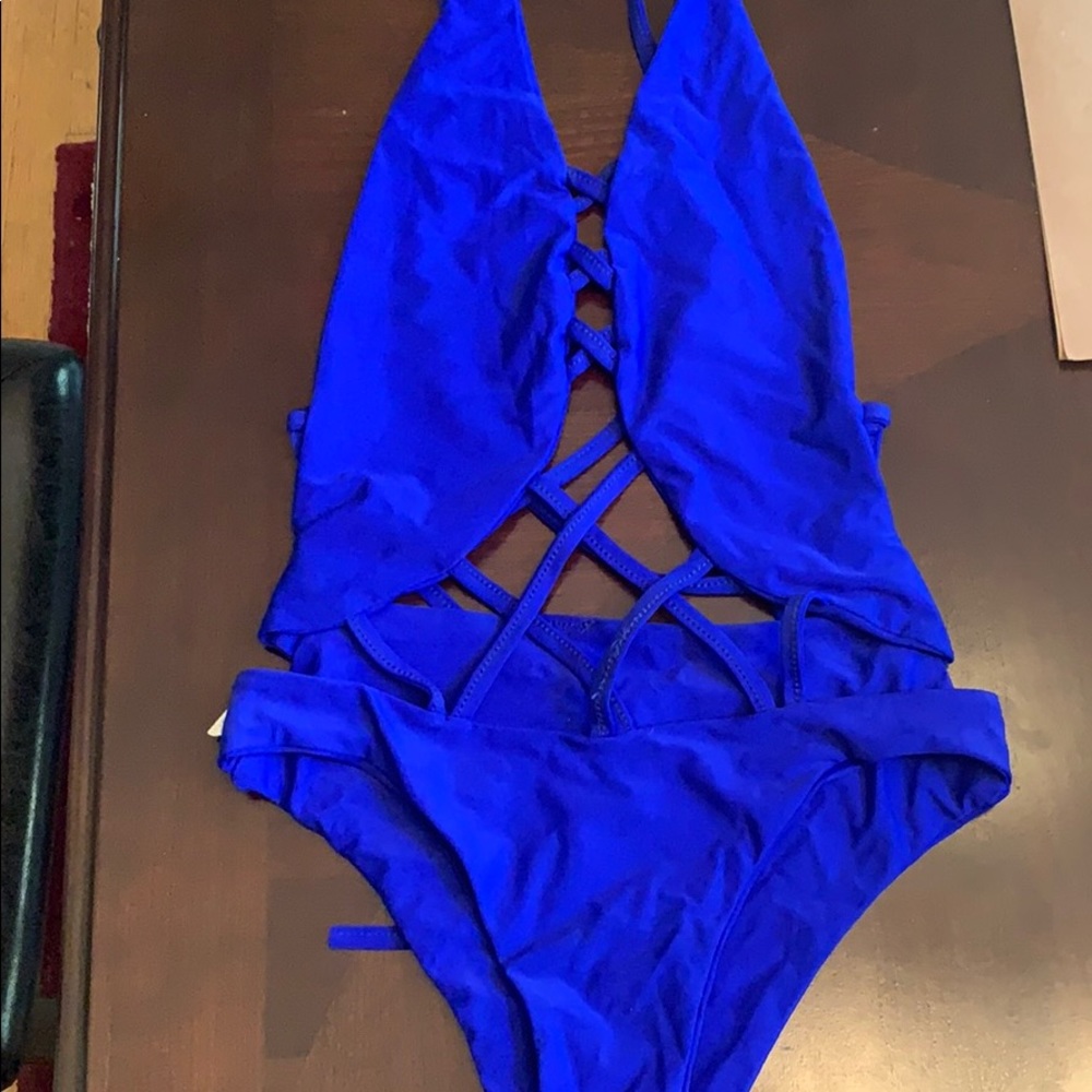Dark blue size small one piece